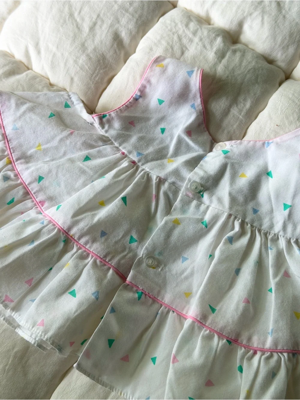Vintage Baby Bunny Embroidered Dress